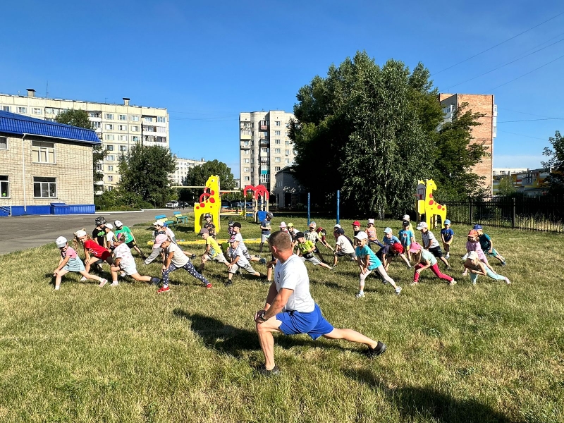 Зарядка с Чемпионом.